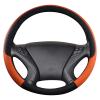 for Hyundai Solaris Accent Veloster I30 I20 I10 Kona, Leather Car Steering Wheel Cover Auto Accessories Interior Details view 1