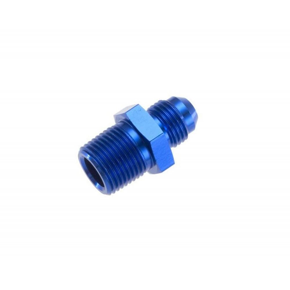 Red Horse Performance Fuel Line Adapter -06 Straight Male Adapter To -04 1/4 Npt Male | Blue