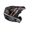 Troy Lee Designs SE4 Polyacrylite Adult Motocross Off-Road Dirt Bike Helmet with MIPS, Warped, Black / Copper, Medium view 4