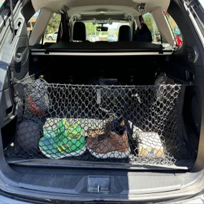 EACCESSORIES EA Trunk Organizer Cargo Net for Subaru Outback 2000-2025 Envelope Style Cargo Net for Wagon Premium Mesh Car Trunk Organizer Vehicle Carrier StorageCompatible with Outback