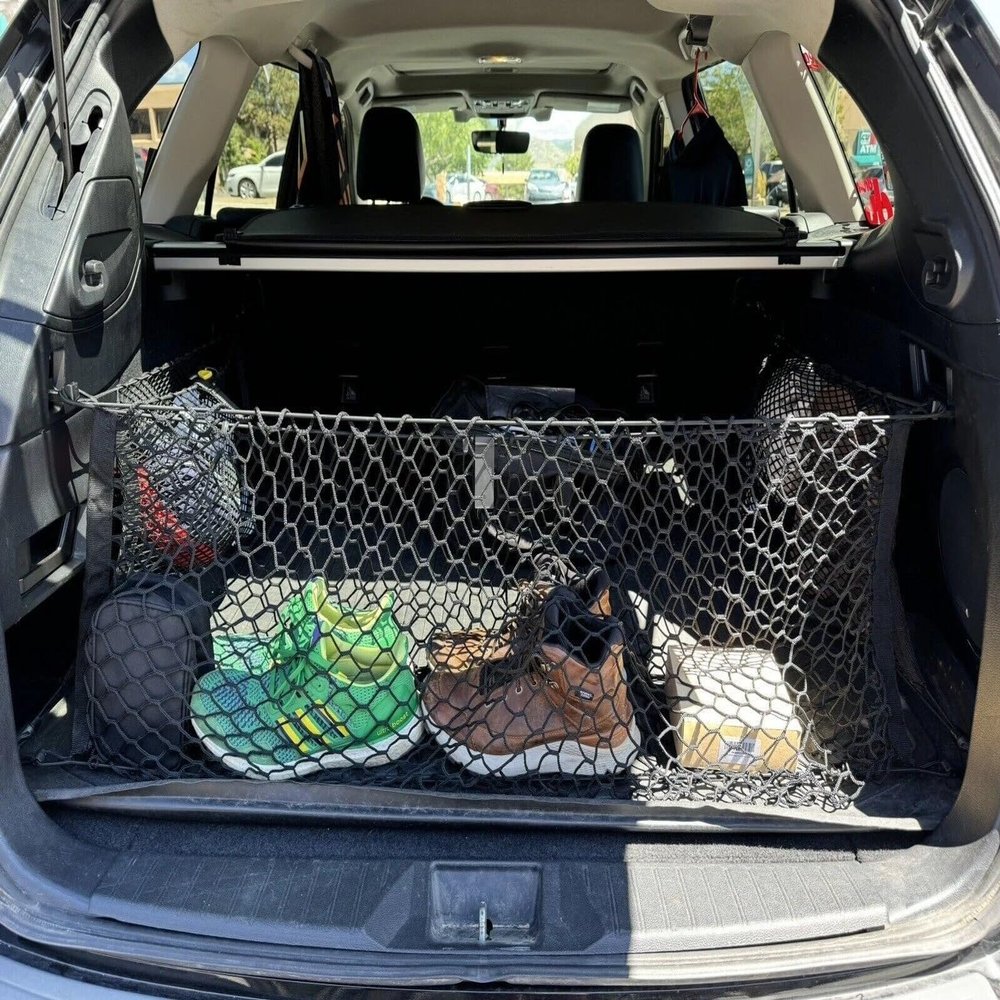 EACCESSORIES EA Trunk Organizer Cargo Net for Subaru Outback 2000-2025 Envelope Style Cargo Net for Wagon Premium Mesh Car Trunk Organizer Vehicle Carrier StorageCompatible with Outback