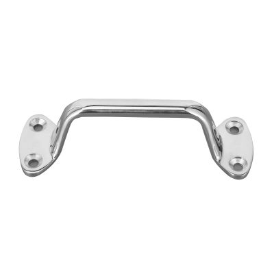 Qiilu Trailer Door Handle, 6in Door Grab Handle Handrail Pull Replacement 316 Stainless Steel Marine Hardware for Boat Yacht