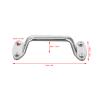 Qiilu Trailer Door Handle, 6in Door Grab Handle Handrail Pull Replacement 316 Stainless Steel Marine Hardware for Boat Yacht view 2
