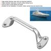 Qiilu Trailer Door Handle, 6in Door Grab Handle Handrail Pull Replacement 316 Stainless Steel Marine Hardware for Boat Yacht view 3
