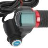 SUNGOOYUE Throttle Grip Kit, Digital Display LCD Screen Wire Throttle Accelerator Handle Grips with Cable and Key Knock for Electric (Red Handle) view 2