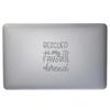 Rescued is My Favorite Breed 12 inch Gray Indoor Outdoor Vinyl Decal view 3