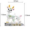 ihreesy Deer Car Decoration,Car Dashboard Deer Figures Cartoon Desktop Ornament Decoration Accessories for Men Women Gifts view 2