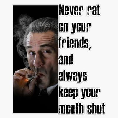 Goodfellas Quote - Goodfellas Bumper Sticker Vinyl Decal 5"