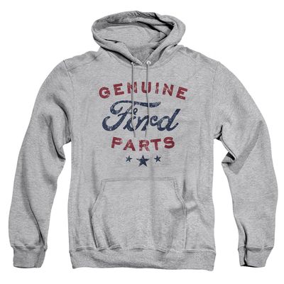 Popfunk Classic Ford Genuine Parts Unisex Adult Pull-Over Hoodie,Athletic Heather, X-Large