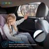 Enovoe Car Window Shades (4 Pack) - Sun Shade Blocker for Baby & Children, Cling Windows Cover, Glare Shield and UV Rays Protection, Side Window Screens for SUV, Mesh Car Windows Shade (21"x14") view 4