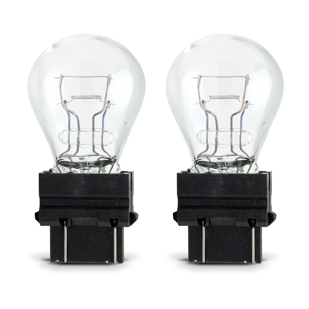 Replacement for Philips Automotive Lighting 3157LLB2 3157-27W Automotive Turn Signal Bulbs, Tail Light Bulbs, Brake Light Bulbs, Reverse Light Bulbs, Daytime Running Lights - Clear - 12.8V - 2 Pack