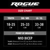 Troy Lee Designs Rogue Elbow Guard Hard Shell - Men's Black Small/Medium view 3