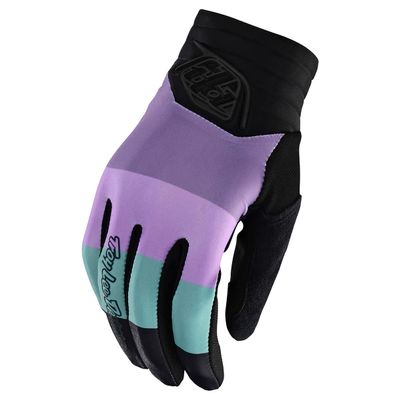 Troy Lee Designs Womens Luxe Micayla Gatto Rosewood Gloves Womens Luxe Glove; Rugby Black XL
