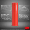 60"x900" (5FTx75FT) Gloss Red Car Auto Vinyl Vehicle Wrap Sticker Made from Genuine 3M 2080 Film Sheet Decal Air Release Technology view 4