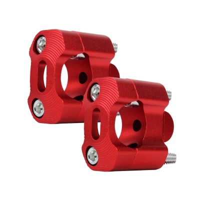 HGFT 1 Pair Handlebar Risers Adapter for 7/8" Motorbike 22mm 28mm Off Road Motorcycle Bar Clamps Motorcycle Handlebar Clamp Handle Grip (Color : 3)