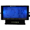 Digital Car Thermometer Black with Blue Backlight Compass Clock with Large LCD 3.9inch view 1