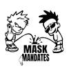 Piss On Mask Mandates Decal by Check Custom Design view 1