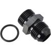Podavelle 12AN Male Flare to 12AN ORB O-ring Boss Fuel Pump Rail Adapter Fitting Aluminum Black view 3