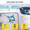 White Marlin Beautiful Fish Decal | Fishing Decal for Boat, Car, Vehicle, Truck Etc. | Waterproof Vinyl Sticker | Many Sizes & Styles Available | 12" to 40" By Digital Fish Art (Medium, Position 2) view 3
