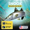 Snook Beautiful Fish Decal | Fishing Decal for Boat, Car, Vehicle, Truck Etc. | Waterproof Vinyl Sticker | Many Sizes & Styles Available | 12" to 40" By Digital Fish Art (Large, Position 2) view 2