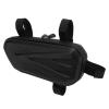 OUKENS Motorcycle Tail Bag, Universal EVA Hard Shell Triangle Waterproof Motorcycle Side Bag Bike Luggage Storage with Double Sealing Zippers, Black view 1