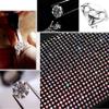 MLOVESIE Plush Auto Gear Shift Knob Cover with Crystal Glitter Bling Rhinestones for Girls,Lady Universal Fit (Bling) (Fur Gray) view 3