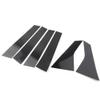 LIRU 6pcs Black Pillar Post PC Door Window Pillar Post for HONDA Accord 2018 2019 2020 view 1