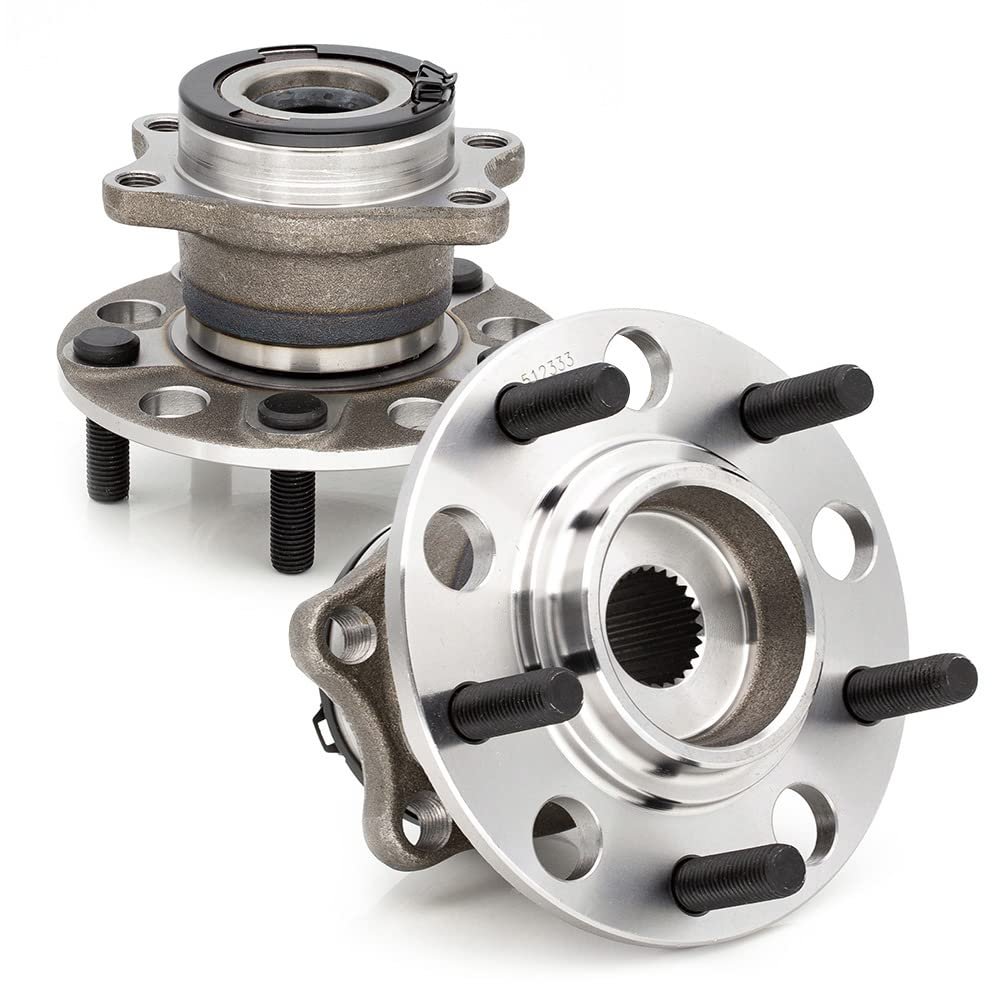 SimpliAuto Rear Wheel Hub Bearing Replacement for Dodge Caliber 07-08, fits Jeep Compass Patriot 07-17 [4WD AWD] [512333-x2]