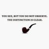Sherlock Holmes Quote Iii Bumper Sticker Vinyl Decal 5" view 1