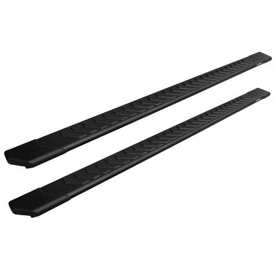 Raptor Series 5 inch Running Boards Full Tread Black Aluminum 2201-0342BT
