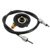 100cm/39.4in Black Speedometer Drive Gear with Cable GY6 Scooter Parts view 2