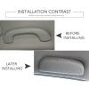 LadyCent Car Sun Glasses Case Holder Storage Box, for Skoda Octavia Yeti Roomster Fabia Rapid Superb KODIAQ Citigo KAMIQ KAROQ Vision,Gray view 4