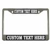 I'm So Gay I Can't Even Drive Straight License Plate Frame Car Accessories Car Tag Holder (Carbon) B5 view 2
