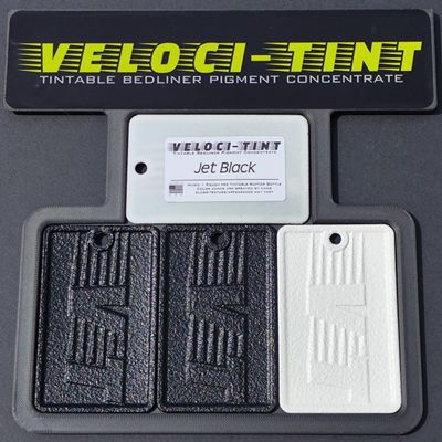 VelociTint Bedliner Pigment Concentrate 2oz Pouch for 2K Urethane Tintable Bed Liner 200+ Colors Available - Jet Black