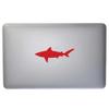 Bull Shark Silhouette 7 inch Red Indoor Outdoor Vinyl Decal view 3