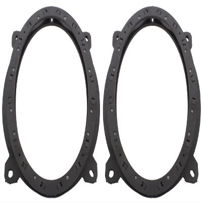 Front Door Speaker Adapter Spacer Rings Compatible with Toyota Avalon B4X Camry Crown Highlander Mirai Sequoia Sienna Tundra Front Doors - for Use with Shallow Speakers - SAK141_69-1 Pair