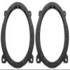 Front Door Speaker Adapter Spacer Rings Compatible with Toyota Avalon B4X Camry Crown Highlander Mirai Sequoia Sienna Tundra Front Doors - for Use with Shallow Speakers - SAK141_69-1 Pair view 1