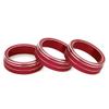 CHEYINGCHIDIY Red Car Air Conditioner Switch Knob Trim Cover Ring Compatible with Skoda Superb KODIAQ Octavia A7 view 1