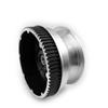 L-faster Pulley Wheel Rim for 200x50 Wheel 8 Inch Skateboard Wheel Rim with 72 Teeth Rim for HTD-5M-15 Belt Black Wheel Hub view 1