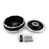 L-faster Pulley Wheel Rim for 200x50 Wheel 8 Inch Skateboard Wheel Rim with 72 Teeth Rim for HTD-5M-15 Belt Black Wheel Hub view 3
