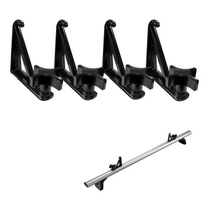 Load Stops Brackets Replace T-Slot Truck Crossbar for Ladder, Firewood, Kayak 4 Pack