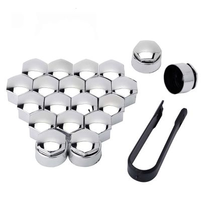 JINYISI 20 Pieces 17 mm /19 mm/ 21 mm Wheel nut Bolt Head caps,for Jeep Renegade Compass Patriot Cherokee Wrangler Grand Cherokee SRT