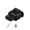 Guangcheng 2 Sets 3 Pin Electrical Automotive Plug Cable Waterproof Wire 1.2 MM Connector for VW 3C0973203 872-858-541 (Color : Follow me Cheaper, Package : 2 Set of Female) view 1