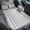 Onirii Inflatable Car Air Mattress Back Seat Bed with Air Pump,Thickened Portable Car Travel Sleeping Camping Air Mattress Blow Up Bed for Car Universal SUV view 2