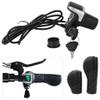 Astibym Electric Bike Throttle , Display Remaining Power 36V Wear1 . 6 m Cable Bike Handlebar Throttle with Key Lock for 22 22 . 8 Mm Handlebar view 4