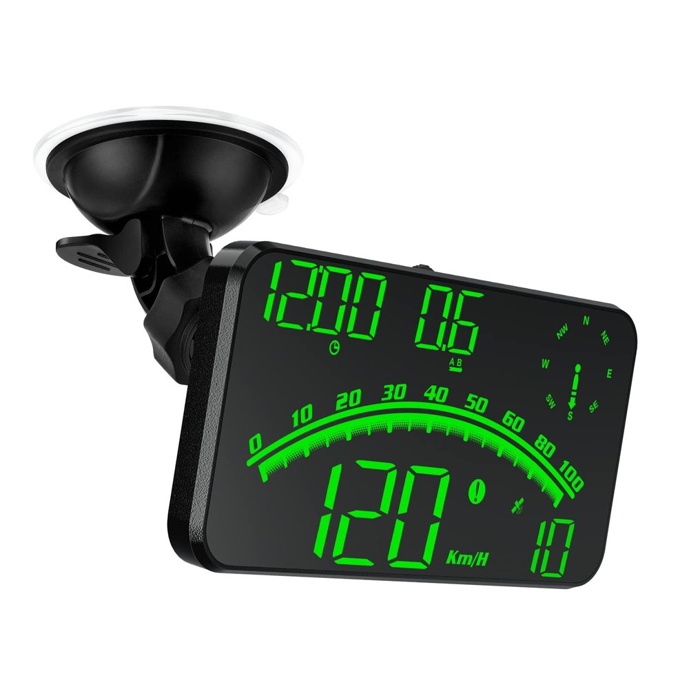 wiiyii Heads up Display for Cars Speedometer for Car, HUD Digital Speedometer for Car with Speed Alarm, Fatigue Driving Reminder, Upgraded 5.5" large-screen, Heads up Display Suitable for All Vehicles