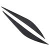 LIRU Headlight Lamp Cover Carbon Fiber 2Pcs Headlight Eyelid Cover for BMW 3 Series F30 2013-2018 view 1