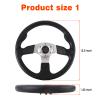 13.7" Silver Spokes Golf Cart Steering Wheel for Golf Cart Club Car DS and Precedent Yamaha RXV TXT EZGO Steering Wheel view 2