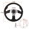 13.7" Silver Spokes Golf Cart Steering Wheel for Golf Cart Club Car DS and Precedent Yamaha RXV TXT EZGO Steering Wheel view 3