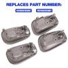 LCWRGS Interior Inside Door Handle Replacement for 1998 1999 2000 2001 2002 Toyota Corolla Chevy Prizm Manual Lock, Inner Door Handle Front/Rear Driver & Passenger Side - Gray view 4